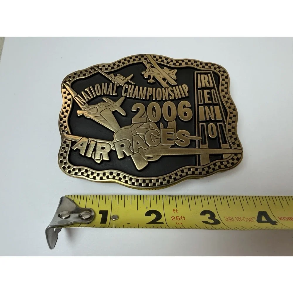 Reno 2006 Air Races National Championship Limited Ed‎ Brass Belt Buckle Nevada